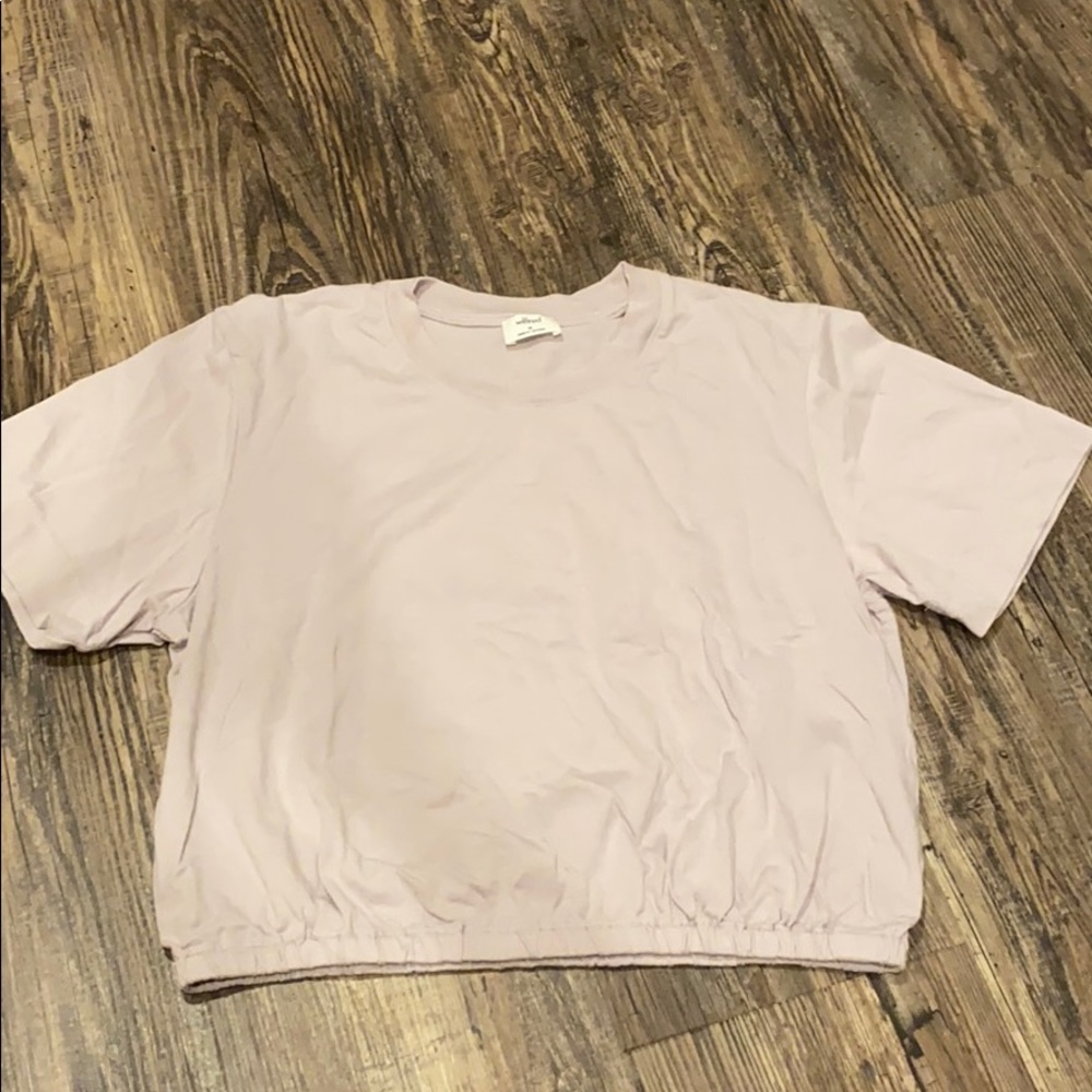 Gray/Purple Wilfred Crop Top
